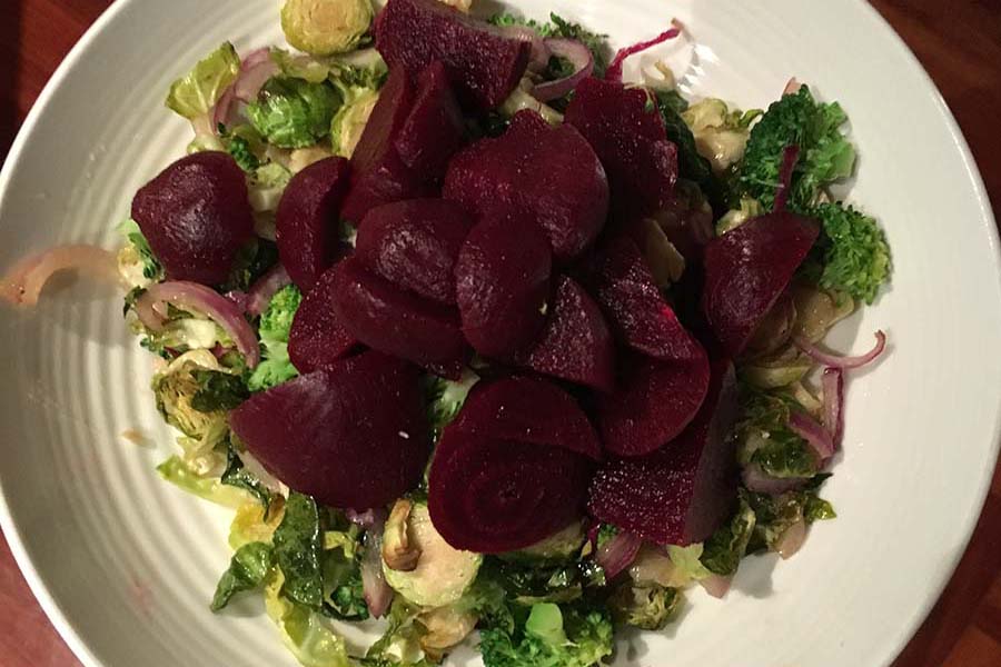Courtney’s baby beets salad