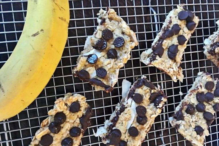 chocolate and banana muesli bars Foost