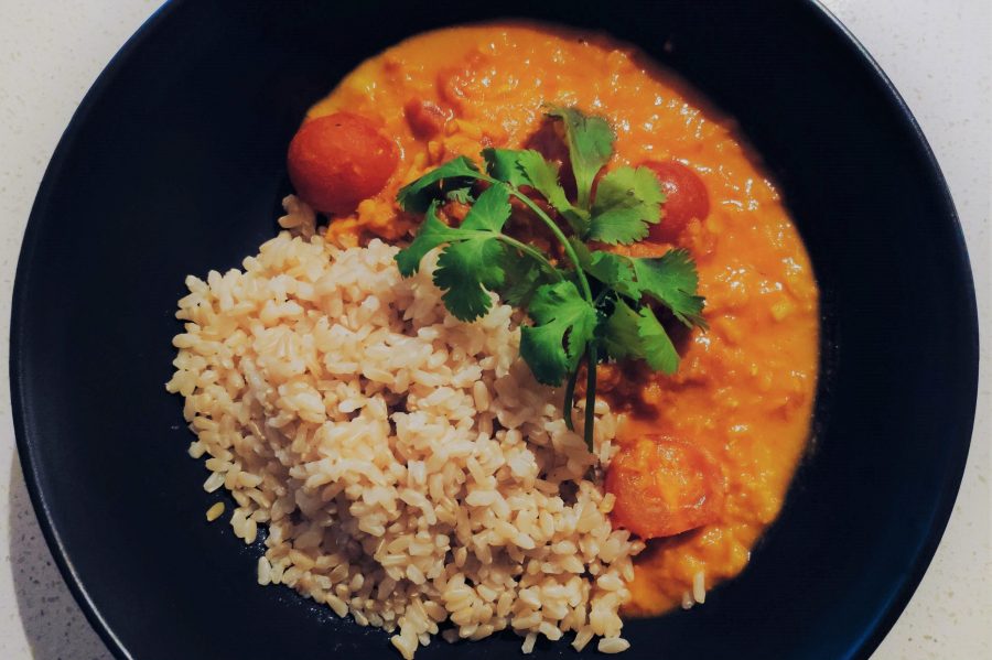 Cam’s springtime lentil curry