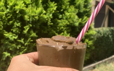 thick choc peanut butter smoothie